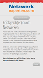 Mobile Screenshot of netzwerk-experten.com